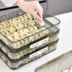 Transparent Dumpling Storage Box
