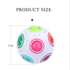Rainbow Cube Ball Stress Toy